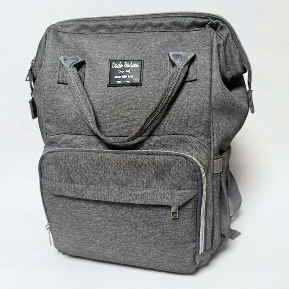Dodo Babies Diaper Bag Backpack – Unused – Multi-Pocket, Neutral & Stylish - Picture 1 of 13